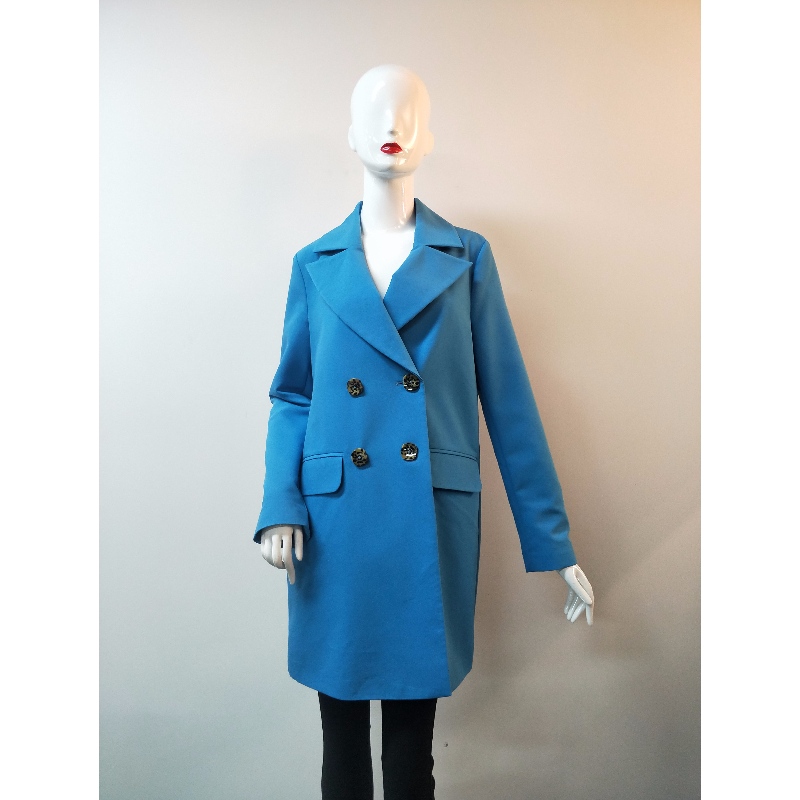 CHAQUETA TRENCH AZUL DE SEÑORA RLWJ0014