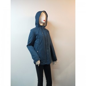 ABRIGO ACOLCHADO PARA SEÑORA CON CAPUCHA RLWPC0001