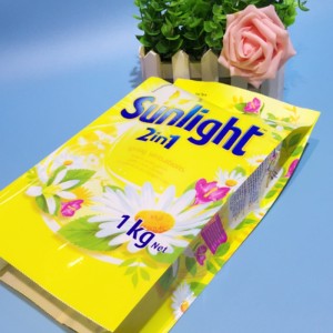 Boquilla de pie líquido de lavado líquido bolsa de jabón líquido / detergente para ropa empaquetado