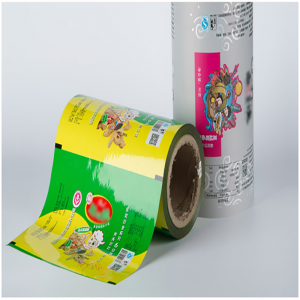 material laminado pet / vmpet / pe shampoo packaging film plástico en rollo con impresión de diseño de logotipo personalizado