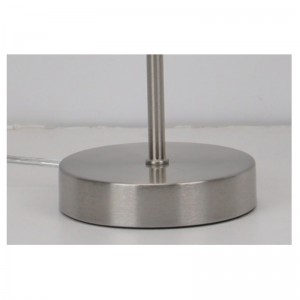 Lámpara de mesa con pantalla de lino