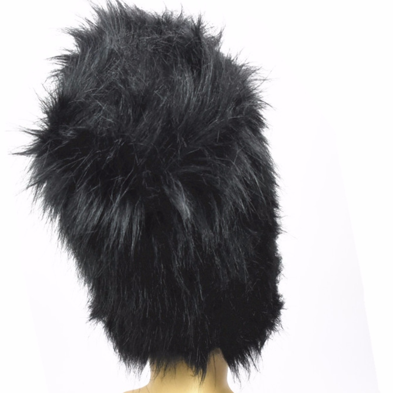 El fabricante vende el capitán del sombrero de fiesta británico de la guardia de honor Plush Black Knight HAT directamente