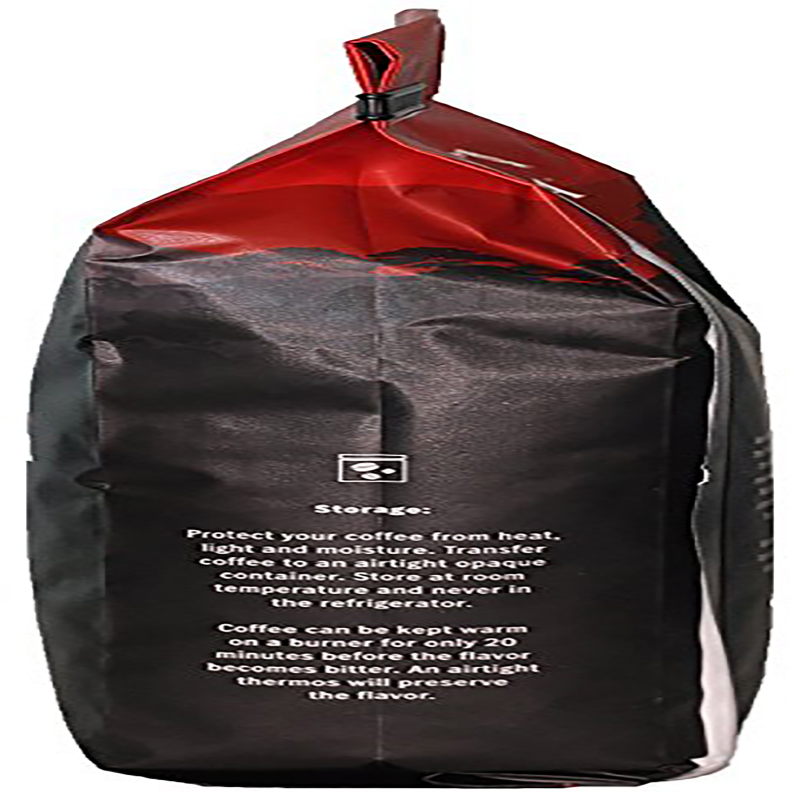 Logotipo personalizado Impreso Quad Seal 2.5 Kg 3kg 5kg 10kg 15kg Material laminado Bolsas de café grandes y grandes