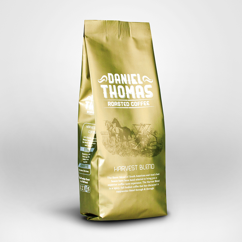 Impresión en color personalizada Papel de aluminio forrado Material laminado Empaquetado de alimentos Té verde Bolsa de café