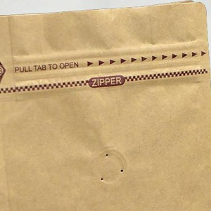 Bolsa de embalaje con cremallera de válvula de reciclaje al por mayor OEM Escudete lateral de fondo plano Levántese la bolsa de café de impresión personalizada