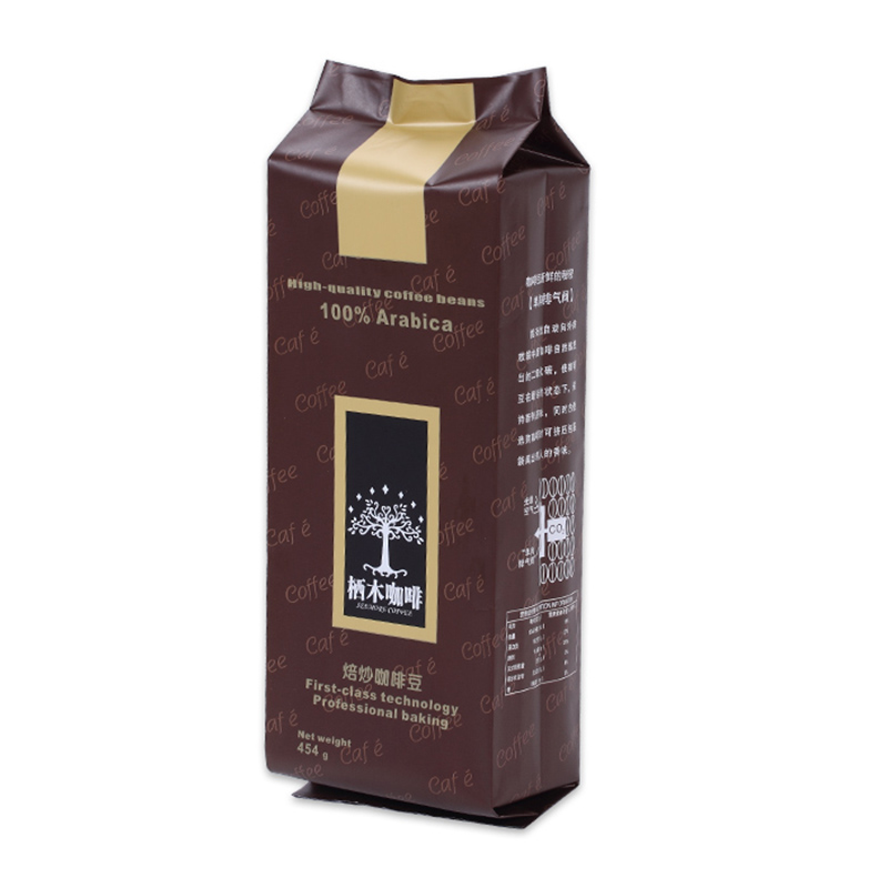 Bolsa de café Ziplock Empaquetado Bolsa de café con válvula Corbata de lata Impreso personalizado Biodegradable Ventilación de aire Bolsas de café Impreso personalizado Fondo plano