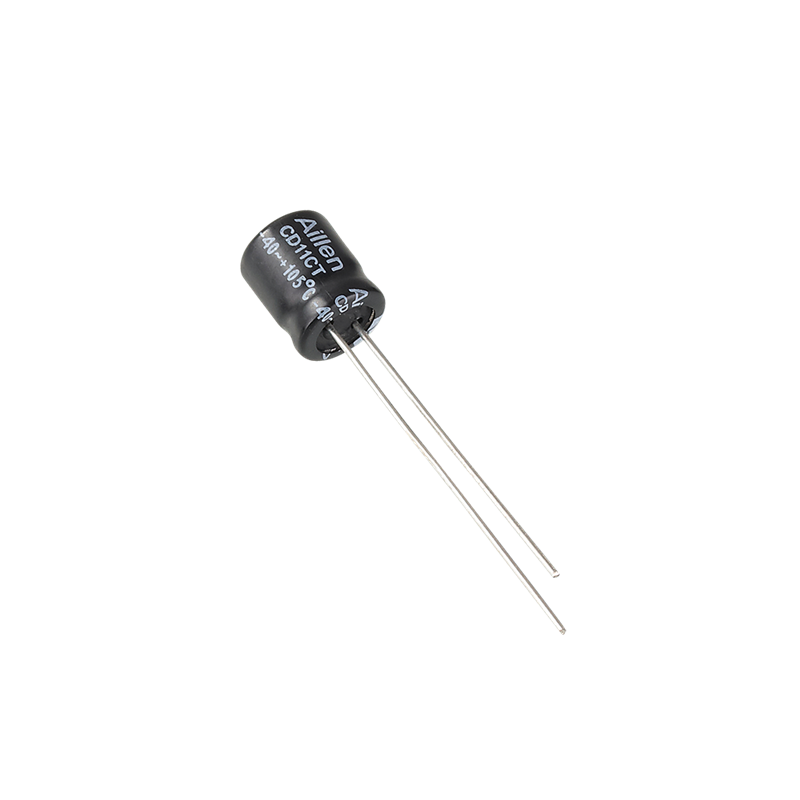 CD11T Condensador electrolítico de aluminio.
