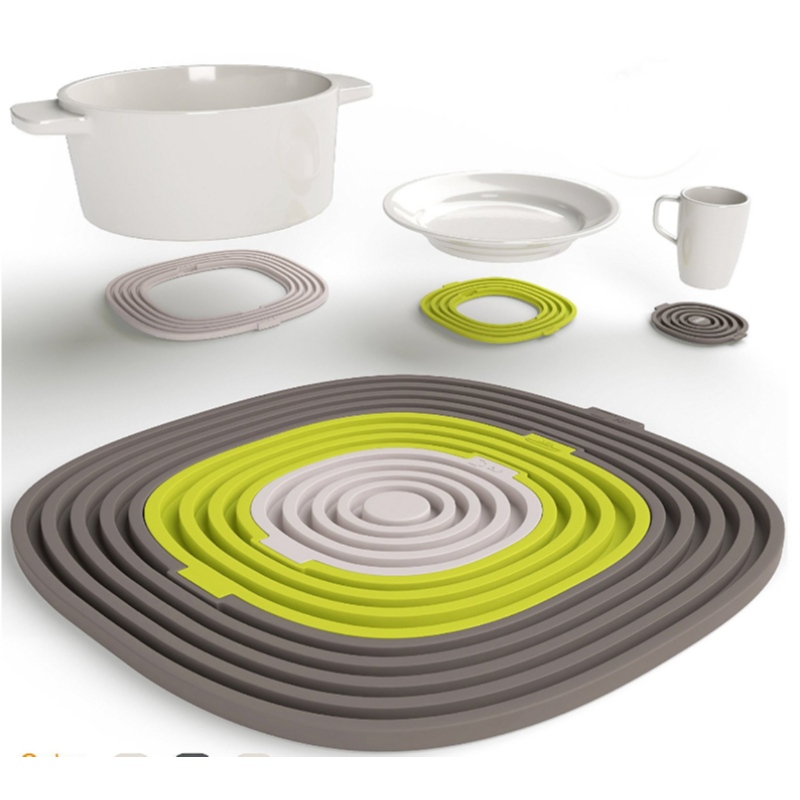Conjunto de tres piezas de almohadilla aislante de silicona