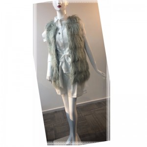 SEÑORA SEA FOAM FUR GILET RLWF0025