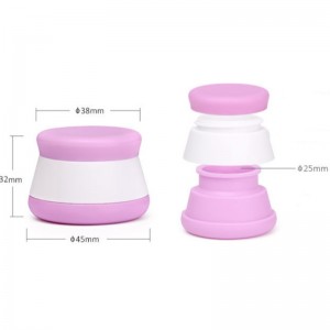 Caja separada de silicona