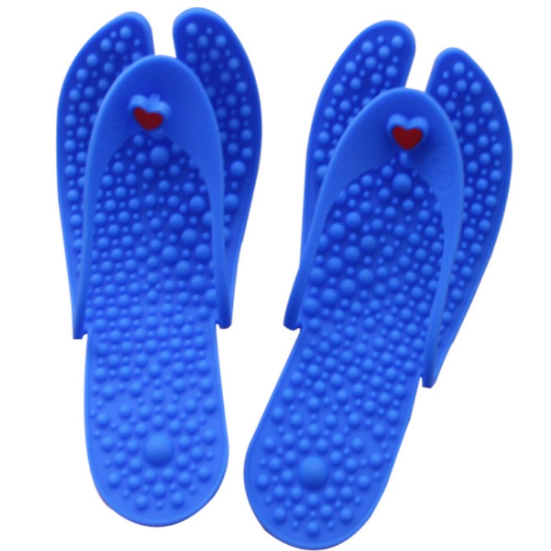 Zapatillas de masaje antideslizantes de silicona zapatillas de hotel Zapatillas plegables de silicona antideslizantes para viajes