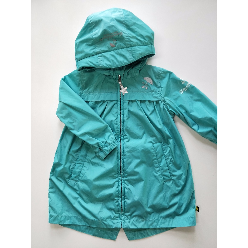 CHAQUETA CON CAPUCHA VERDE PARA NIÑOS RLCJ0001