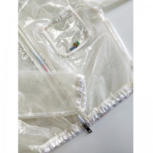 CHAQUETA DE TPU BRILLANTE PARA NIÑOS RLCTJ0002N