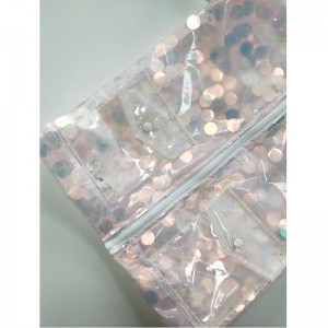 CHAQUETA DE TPU CON CAPUCHA DE LENTEJUELA PARA NIÑOS RLCTJ0003N