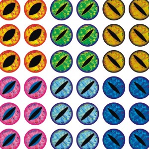 Ojo de señuelo de pesca, ojo de pez con cúpula epoxi