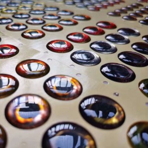 Ojo de señuelo de pesca, ojo de pez con cúpula epoxi