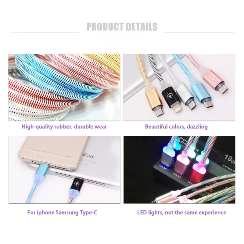 LED bling bling cable de datos