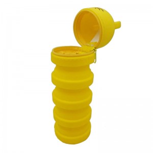 Bolígrafo de silicona con cremallera personalizada Estuche de lápices divertido