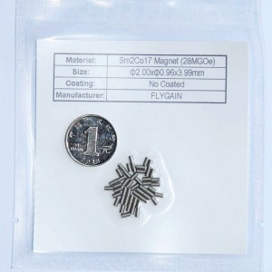 Imán de micro sensores de rendimiento de forma personalizada de fábrica