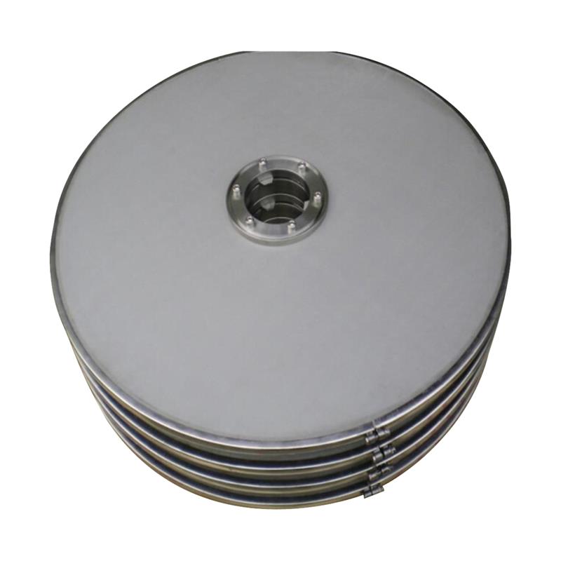 Placa de filtro de presión de malla metálica utilizada para recuperar catalizador de metales preciosos