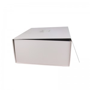 Caja de regalo de imán de forma de libro de lujo personalizado para embalaje cosmético