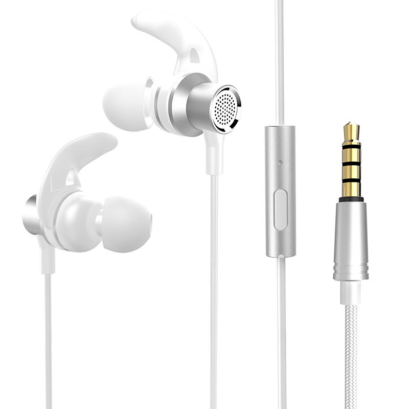 Buena calidad de sonido estéreo de graves profundos en la oreja Auriculares con cable de alta fidelidad