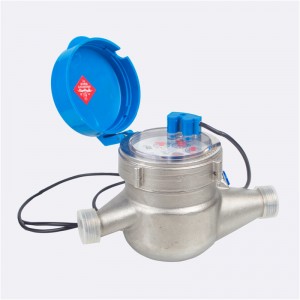 Medidor de agua sanitaria de acero inoxidable