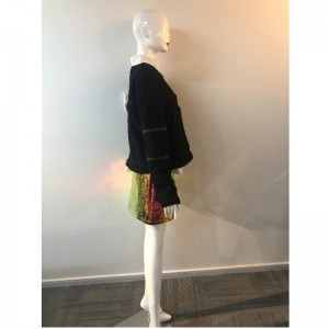 ABRIGO NEGRO SIN COLOR DE SEÑORA RLWPC0080