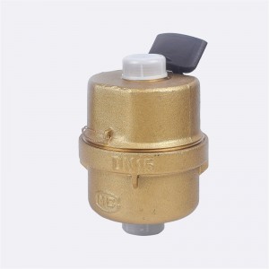 Medidor de agua de pistón rotativo volumétrico