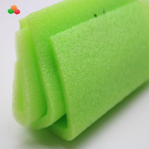 Material de protector de esquina de borde de espuma epe de alta densidad a prueba de golpes personalizado al por mayor para embalaje de envío de muebles / máquina