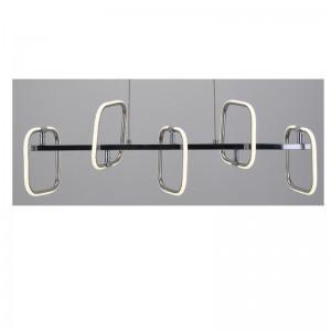 Lámpara colgante LED con tira cuadrada de aluminio