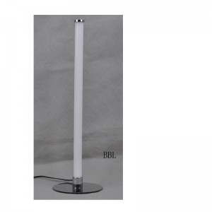 Lámpara de mesa LED con tubo recto acrílico