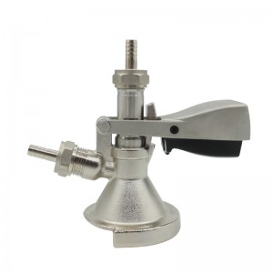 Acoplador de barril de latón tipo A para homebrew