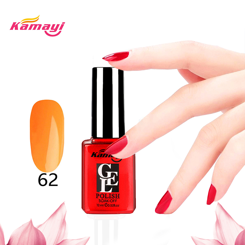 Kamayi Venta caliente Color de manicura vegana Kit de esmalte de uñas de gel profesional Kit Colores Etiqueta privada Orgánica Uv Led Gel Gel Esmalte de uñas