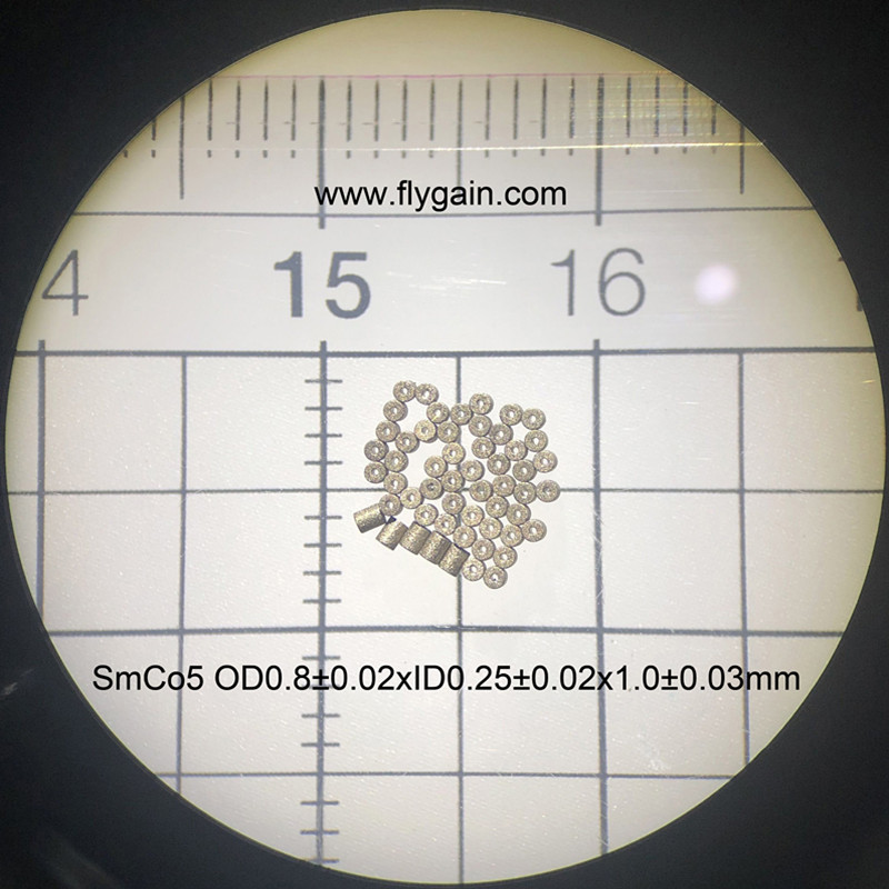 Micro magneto de precisión súper pequeño de Smco