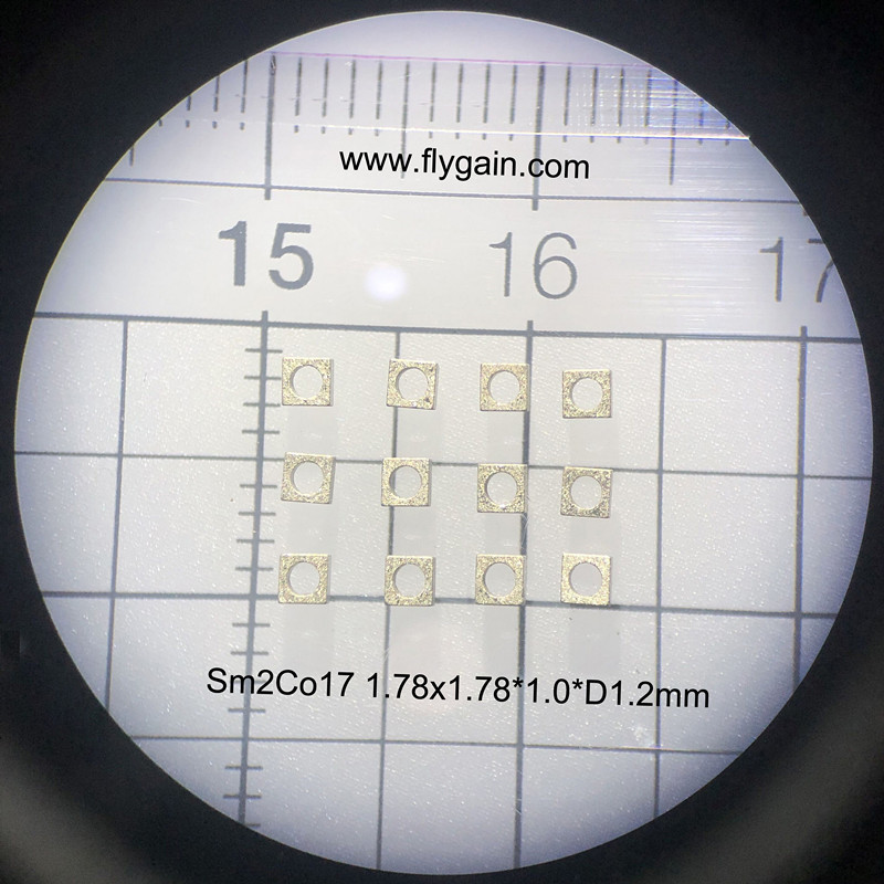 Micro Precision SmCo Ring Magnet para motor móvil