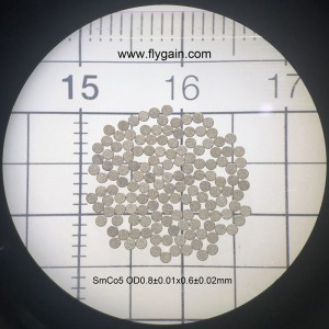 Micro Precision SmCo Ring Magnet para motor móvil
