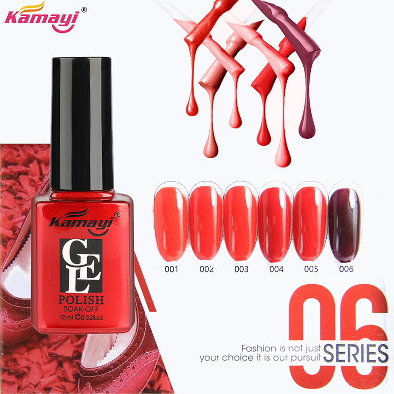 Kamayi Venta caliente 12 ml profesional uv color gel gel esmalte de uñas estilo verde gel polaco para nail art