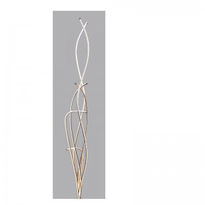 Lámpara de pie LED con tira de aluminio