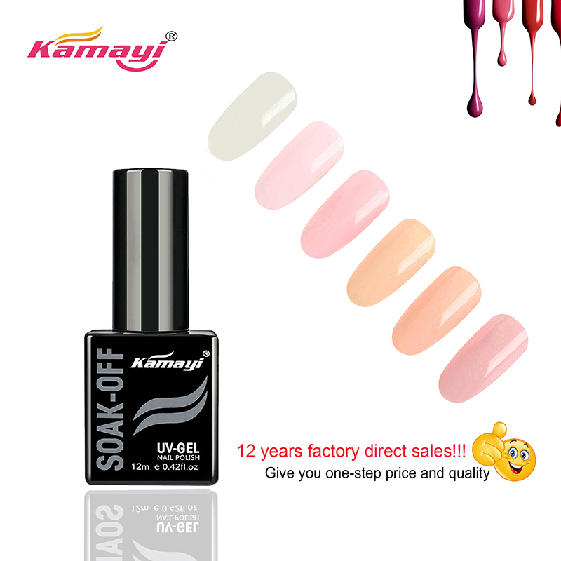 Kamayi Custom Brand Hot Sales 72colors Professional Color Uv Gel esmalte de uñas12ml para uñas