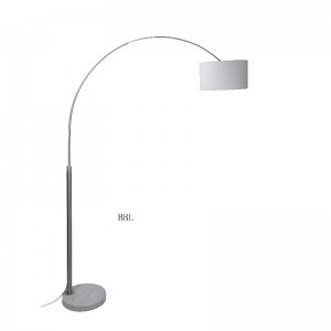 Lámpara de pie de proa con base de mármol