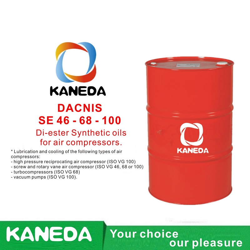 KANEDA DACNIS SE 46 - 68 - 100 Diésteres Aceites sintéticos para compresores de aire.