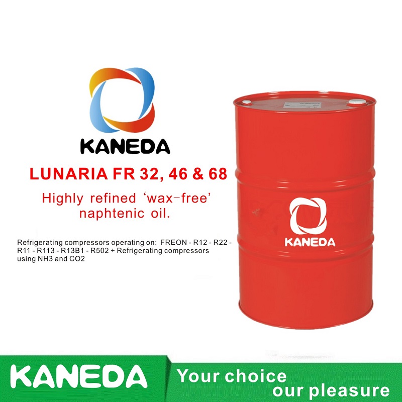 KANEDA LUNARIA FR 32, 46 y 68 Aceite naftenico altamente libre de cera, altamente refinado.