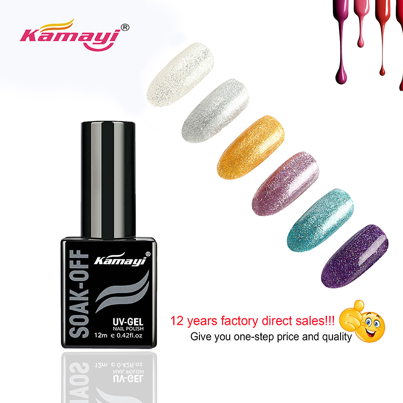 Kamayi gel de flor de venta caliente nai art etiqueta privada gel de larga duración esmalte de uñas despegar uv led gel polaco