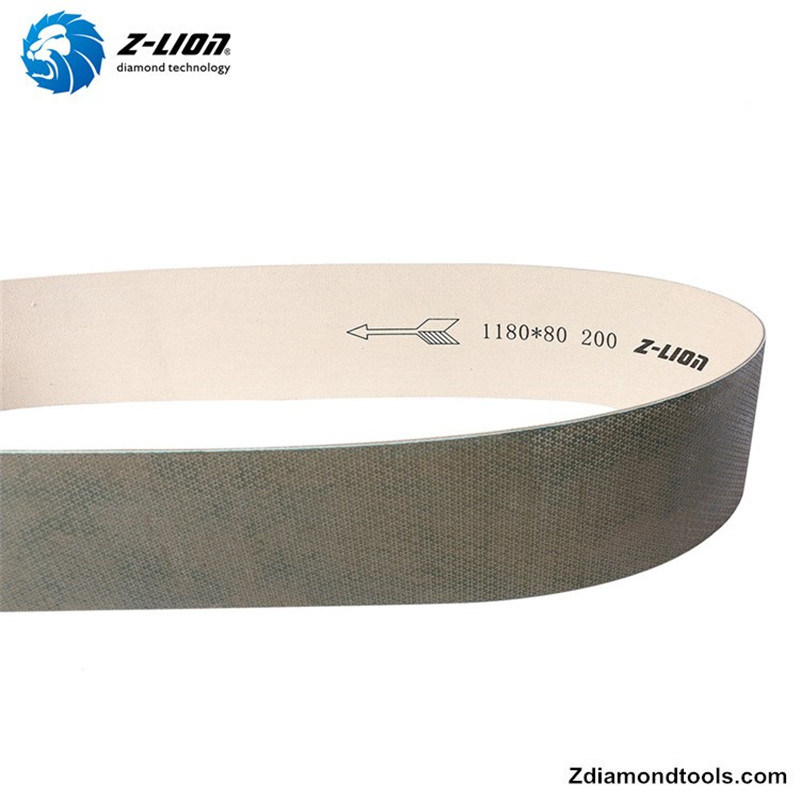 ZLION ZL-EB Cinturón de pulido de herramienta de diamante flexible galvanizado para proyectos de vidrio y piedra