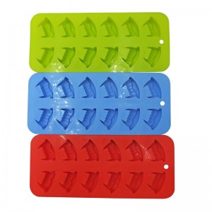 12 moldes de chocolate de silicona con moldes existentes divertidos