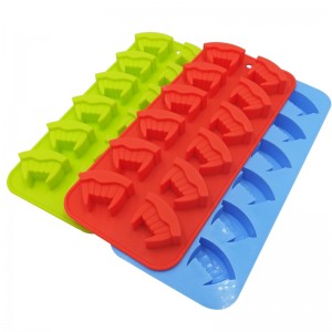 12 moldes de chocolate de silicona con moldes existentes divertidos