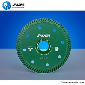 Hoja de diamante de corte en seco de China para corte de baldosas de piedra