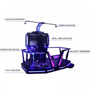 HTC walking space Simulador de juego interactivo de tiro \/ boxeo \/ Sabre Beat