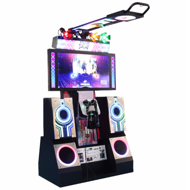 simulador de bailarín de máquina de juego de baile de música 9d vr interior
